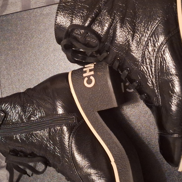 CHANEL Lace up Boots - Picture 3 of 16